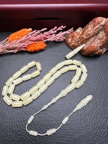 Serdar Aydın Usta İşçiliği Tek Kaya  Damla Kehribar Tesbih