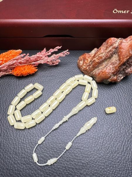 Serdar Aydın Usta İşçiliği Tek Kaya  Damla Kehribar Tesbih