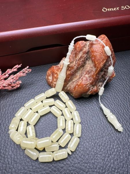 Serdar Aydın Usta İşçiliği Tek Kaya  Damla Kehribar Tesbih