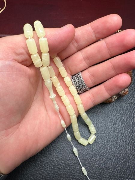 Serdar Aydın Usta İşçiliği Tek Kaya  Damla Kehribar Tesbih