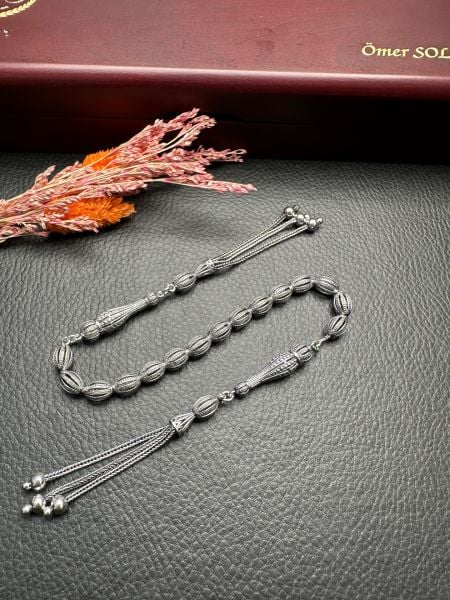 Beyzi Model Zaza Gümüş Tesbih