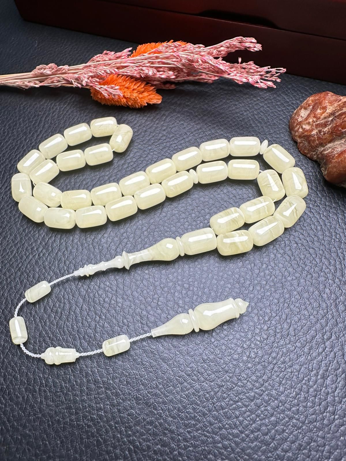 Serdar Aydın Usta İşçiliği Tek Kaya  Damla Kehribar Tesbih