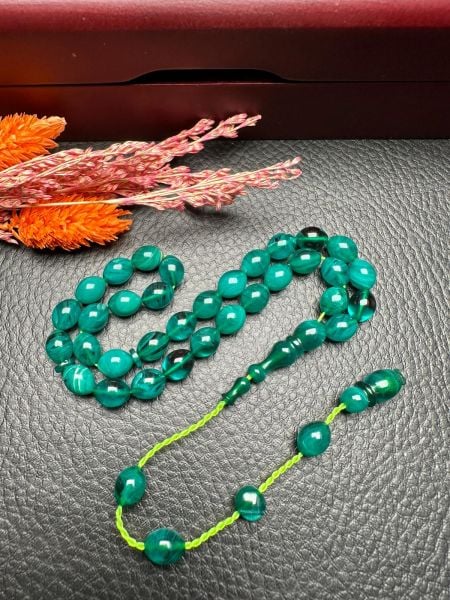 Küçük Boy Ateş Kehribar Tesbih