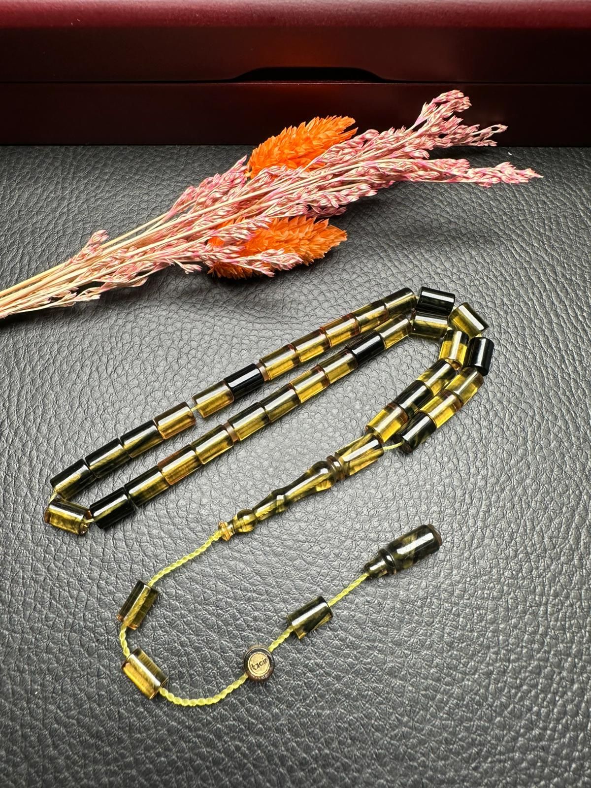 Küçük Boy Ateş Kehribar Tesbih