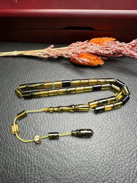 Küçük Boy Ateş Kehribar Tesbih