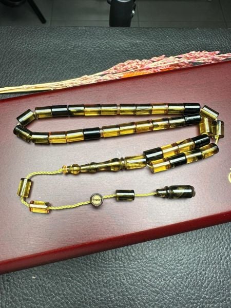 Küçük Boy Ateş Kehribar Tesbih