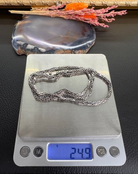 Özel Tasarım Erkek Gümüş Bileklik Kolye Set