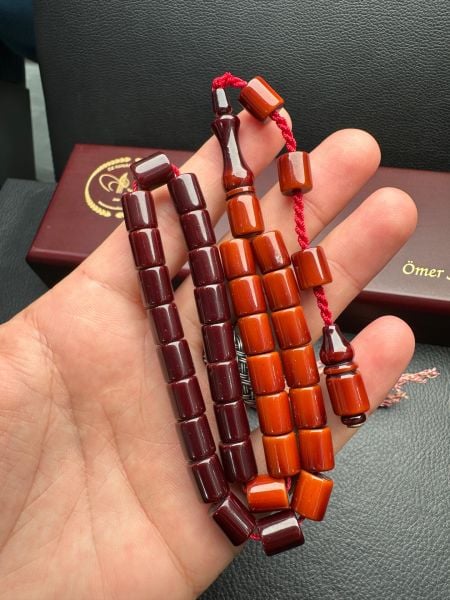 Kesme Model Sıkma Kehribar Tesbih