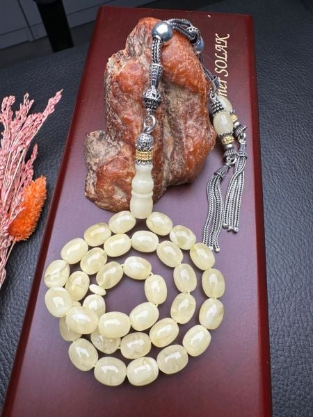 Rus Kaya Damla Kehribar Tesbih