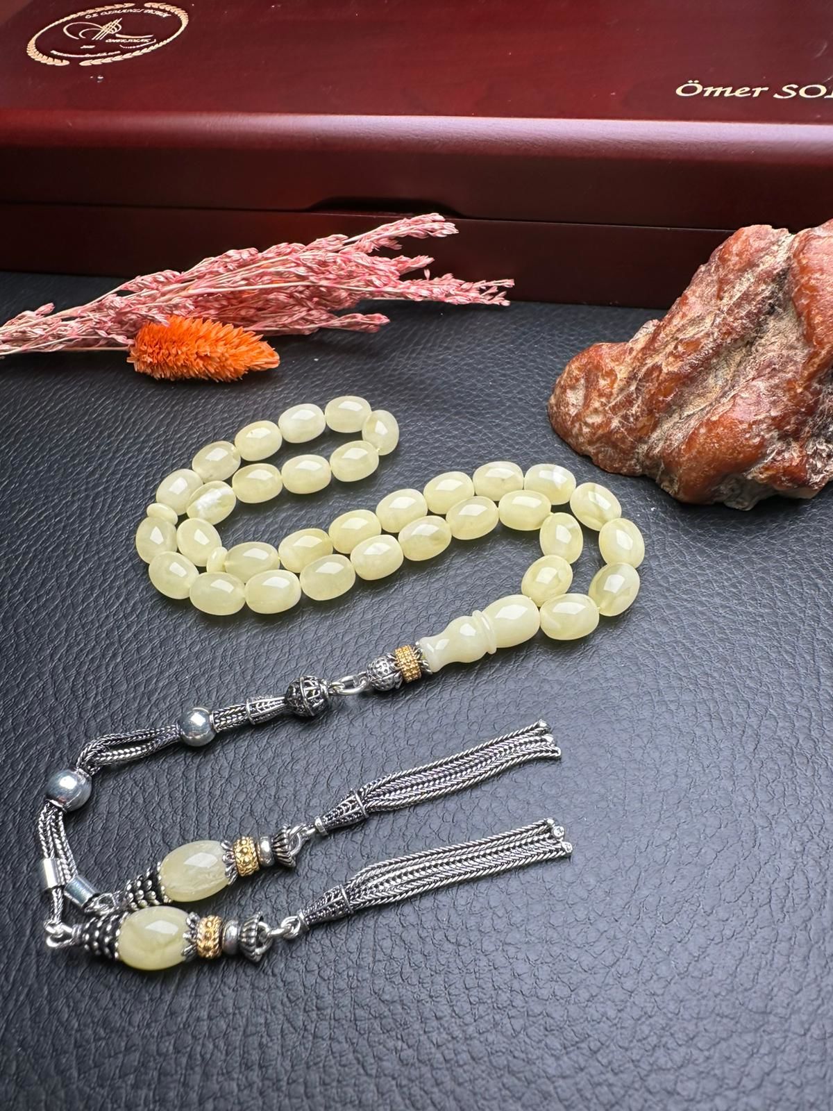 Rus Kaya Damla Kehribar Tesbih