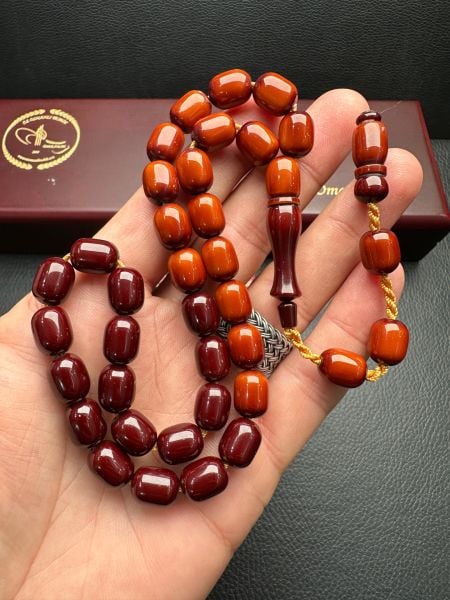 Kapsül Model Sıkma Kehribar Tesbih