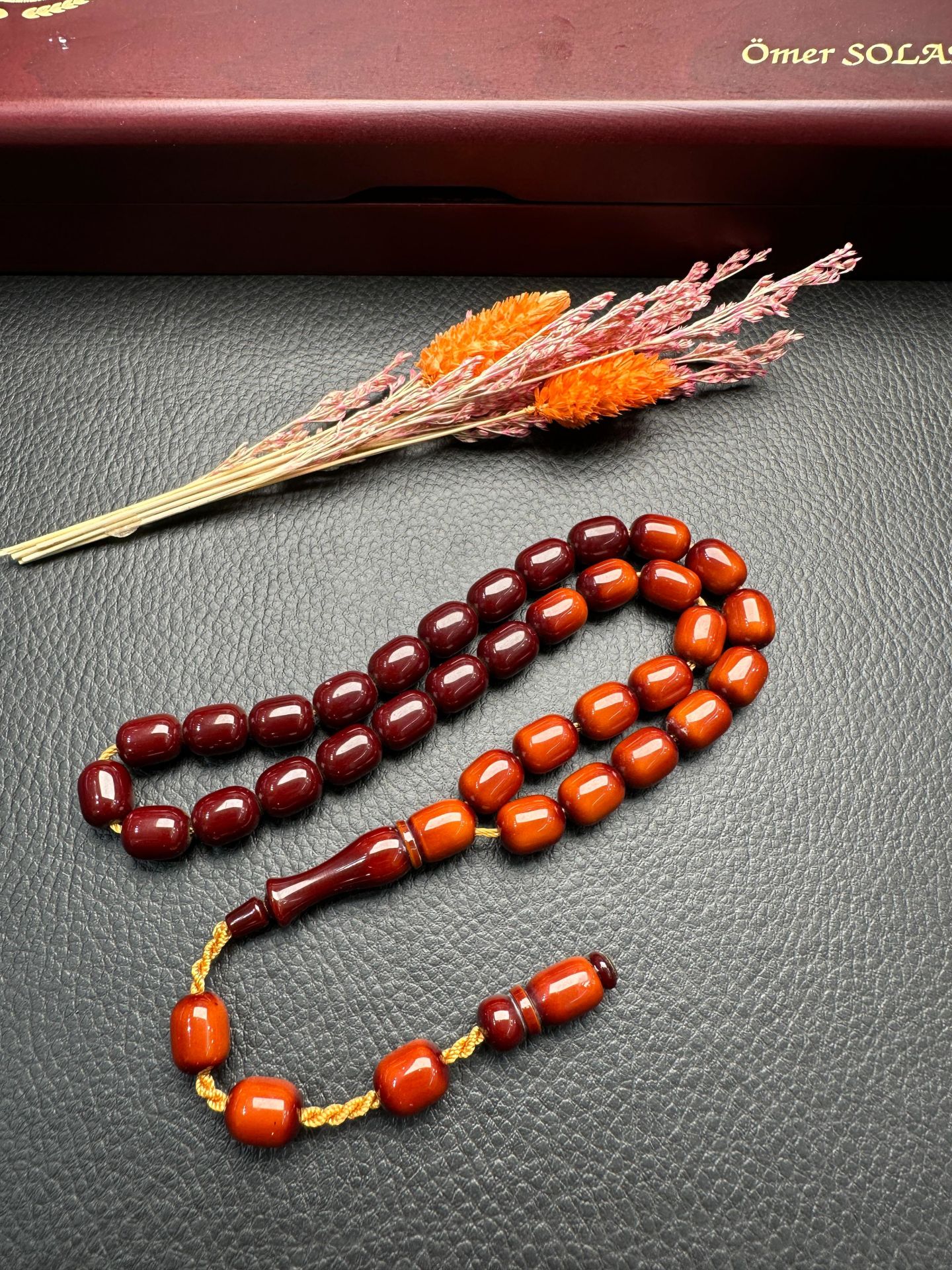 Kapsül Model Sıkma Kehribar Tesbih