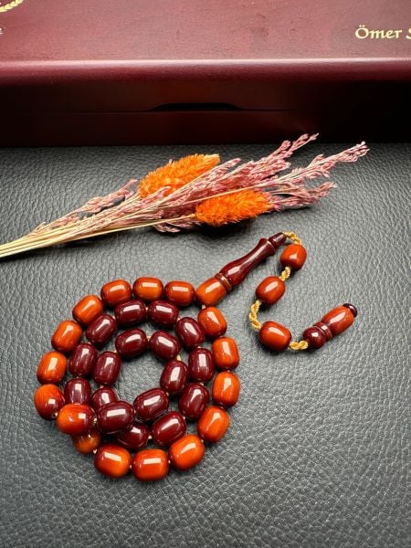 Kapsül Model Sıkma Kehribar Tesbih