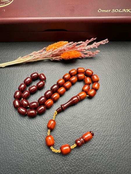 Kapsül Model Sıkma Kehribar Tesbih