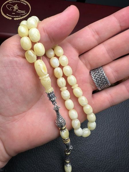 Rus Kaya Damla Kehribar Tesbih