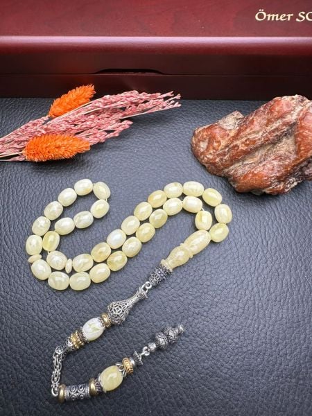 Rus Kaya Damla Kehribar Tesbih