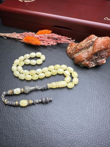 Rus Kaya Damla Kehribar Tesbih