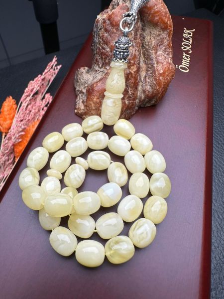 Rus Kaya Damla Kehribar Tesbih