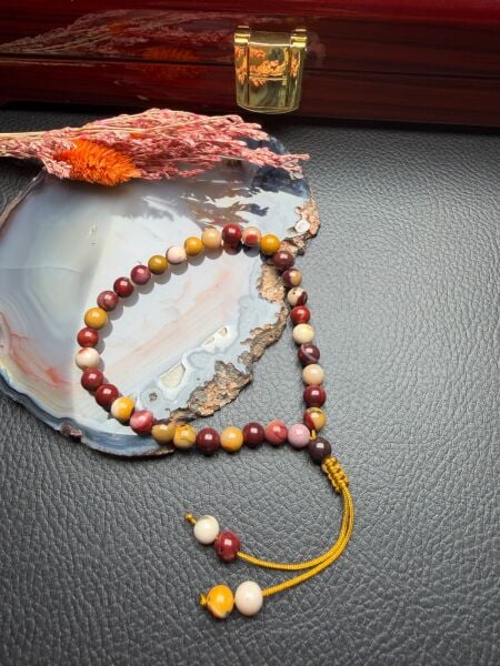 Küçük Boy Bileklik Model Mokait Jasper Doğaltaş Tesbih