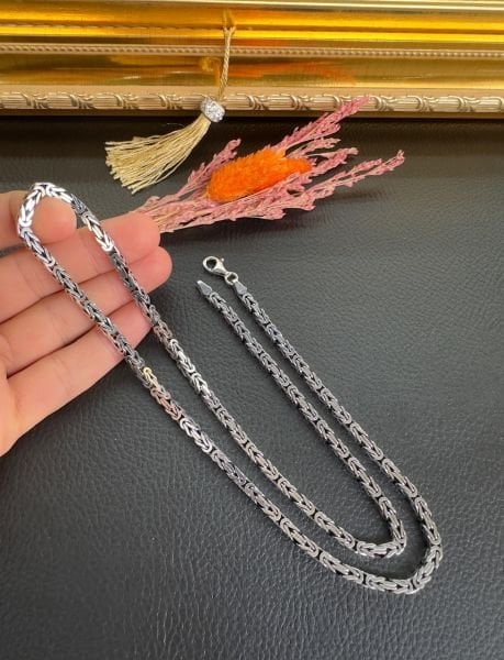 Özel Tasarım Erkek Gümüş Kolye