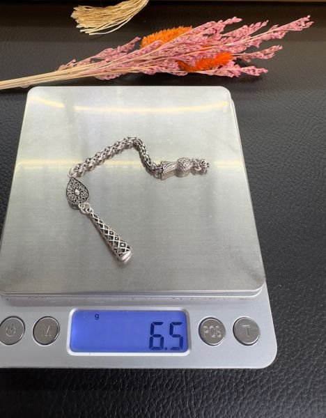 Özel Tasarım Tekli Gümüş Püskül