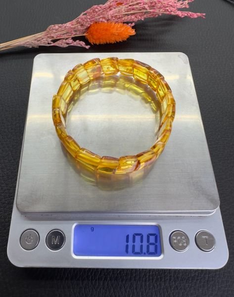 Rolex Model Damla Kehribar Bileklik