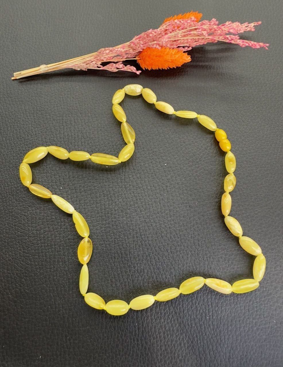 Damla Kehribar  Yetişkin Kolye