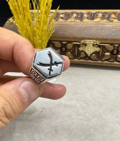 Zülfikar Model 925 Ayar Gümüş Erkek Yüzük