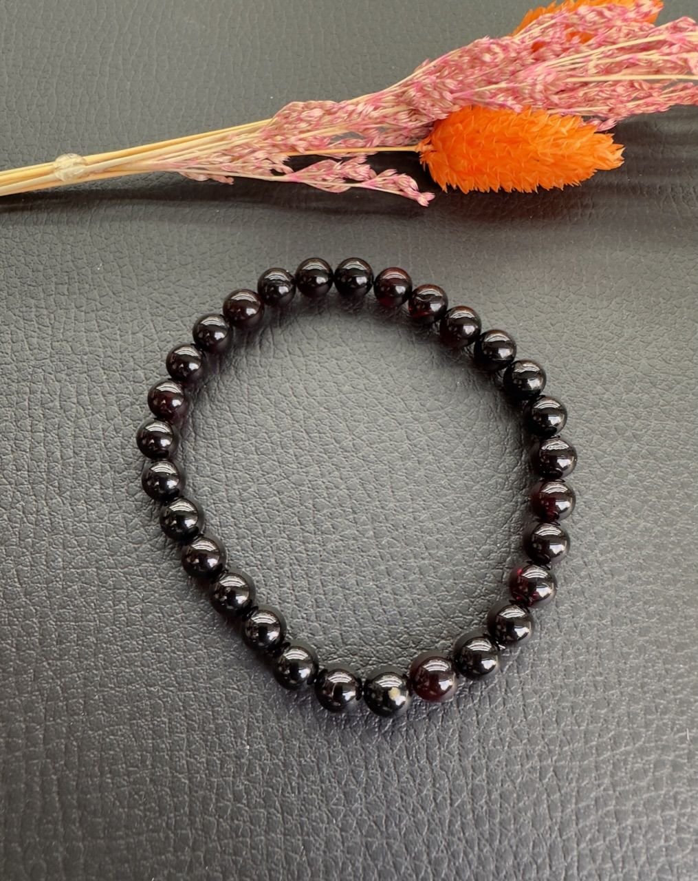 Küre Model Damla Kehribar Bileklik