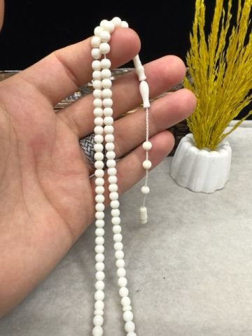 99'luk Küre Model Zenne (Küçük) Boy Deve Kemiği Tesbih