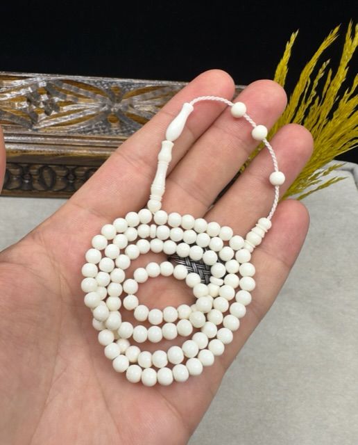 99'luk Küre Model Zenne (Küçük) Boy Deve Kemiği Tesbih