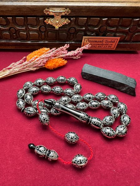 Beyzi Model İbrahim Muştu Erzurum Oltu Taşı Tesbih