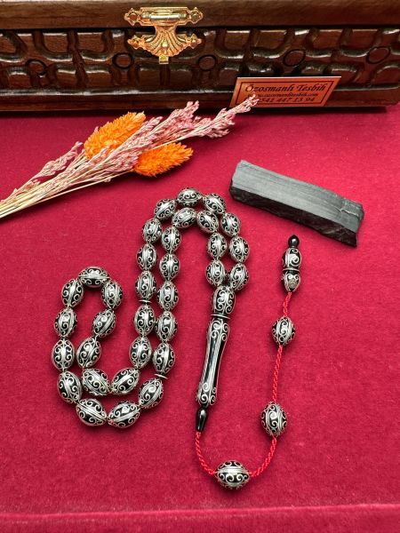 Beyzi Model İbrahim Muştu Erzurum Oltu Taşı Tesbih