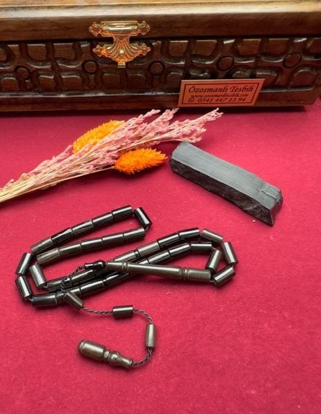 Kesme Model Kula Erzurum Oltu Taşı Tesbih