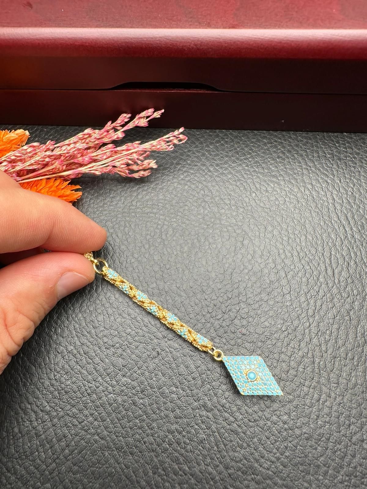 Özel Tasarım  Diamond Gümüş Püskül