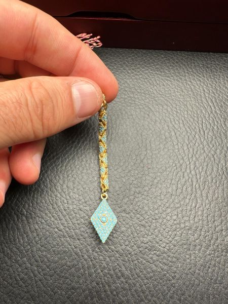 Özel Tasarım  Diamond Gümüş Püskül