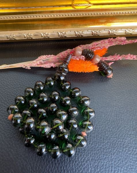 Armudi Model Ateş Kehribar Tesbih