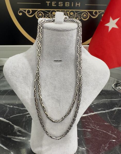 Kral Zincir  Gümüş Kolye