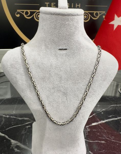 Kral Zincir Gümüş Kolye