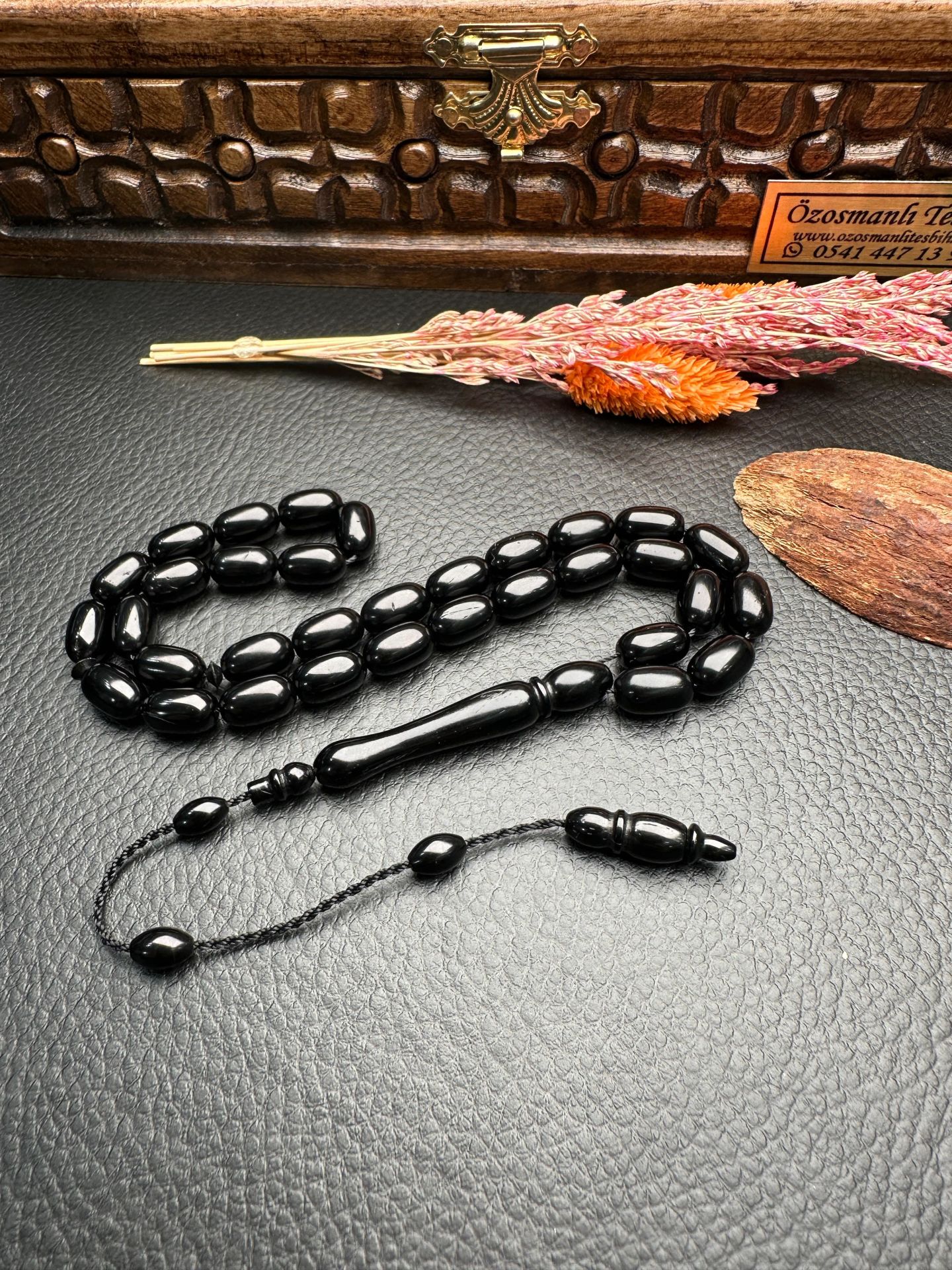 Kapsül Model Siyah Kuka Tesbih