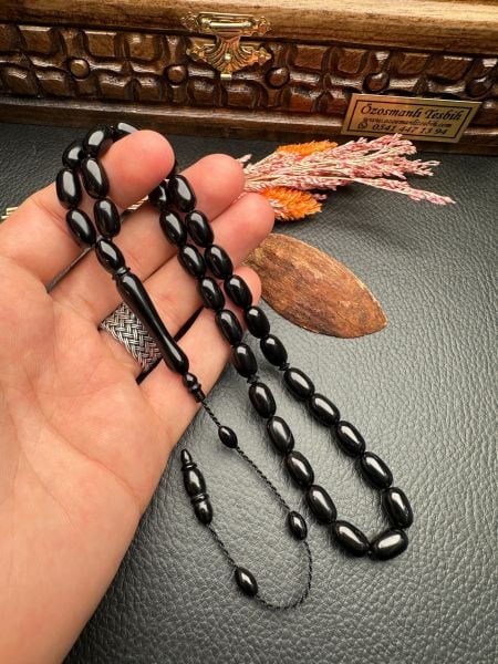 Kapsül Model Siyah Kuka Tesbih