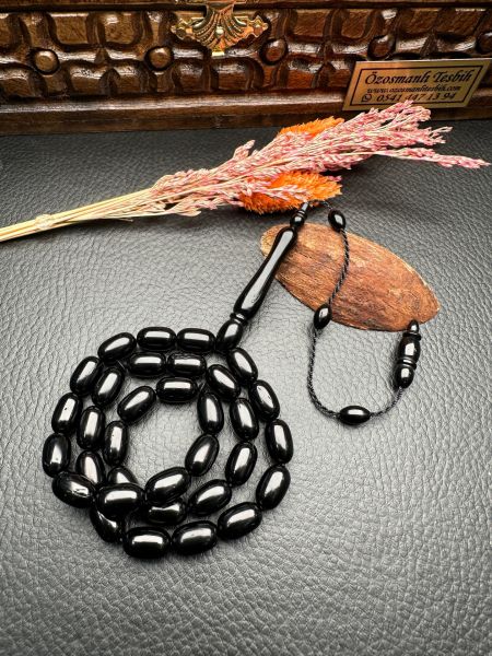 Kapsül Model Siyah Kuka Tesbih