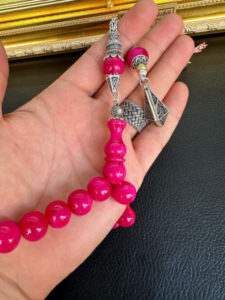 Küre Model Pembe Maskot Katalin Tesbih