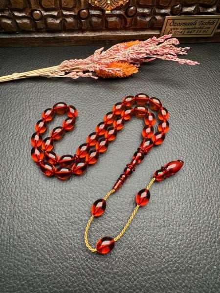 Ateş Kehribar Tesbih