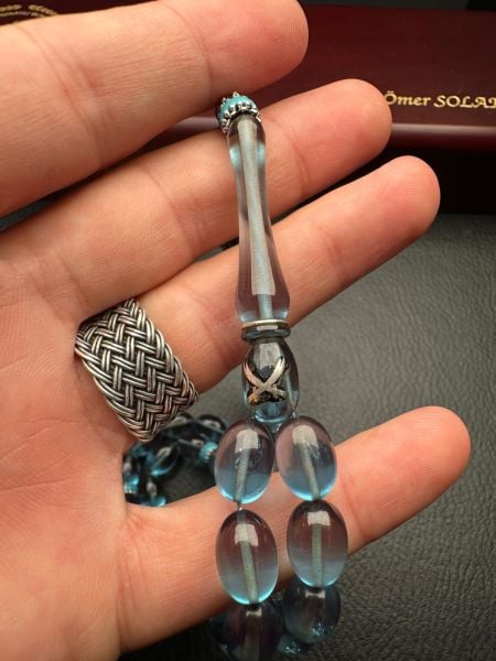 Beyzi Model Ateş Kehribar Tesbih