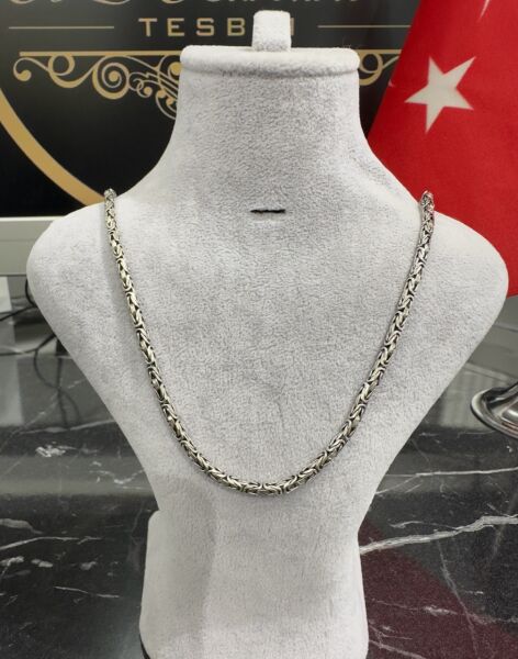 Kral Zincir Gümüş Kolye