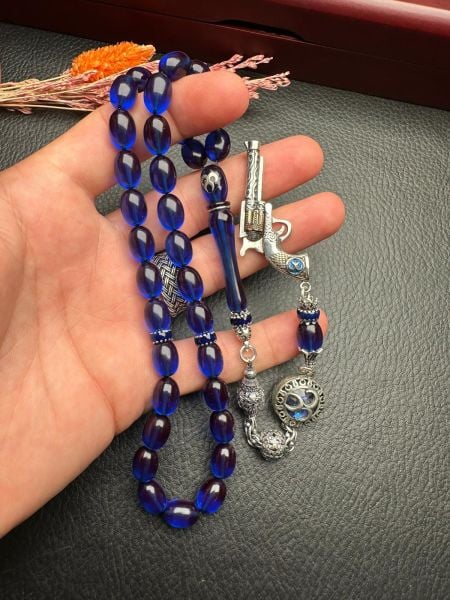 Beyzi Model Ateş Kehribar Tesbih