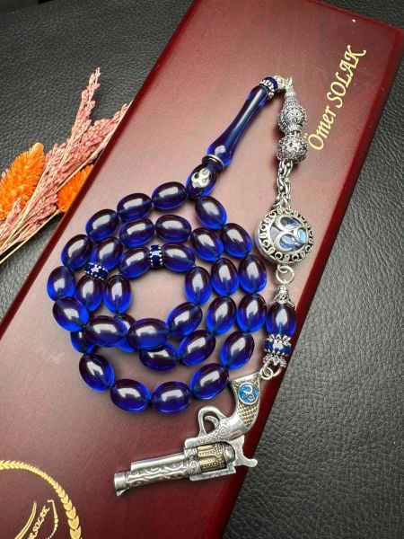 Beyzi Model Ateş Kehribar Tesbih