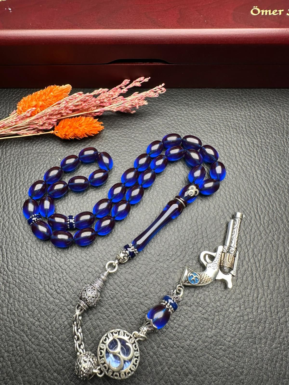 Beyzi Model Ateş Kehribar Tesbih