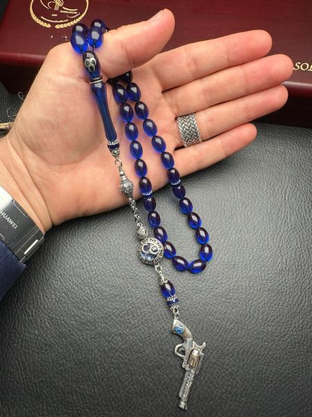 Beyzi Model Ateş Kehribar Tesbih